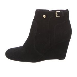 Tory Burch Suede Ankle Boots